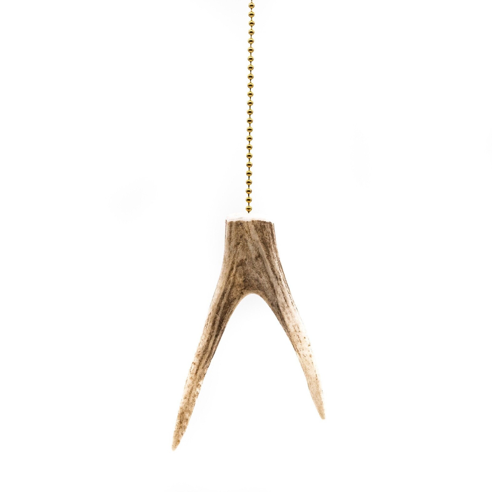 Ceiling Fan Pull Chain - Small Antler Fork gallery