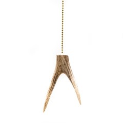 Ceiling Fan Pull Chain – Small Antler Fork