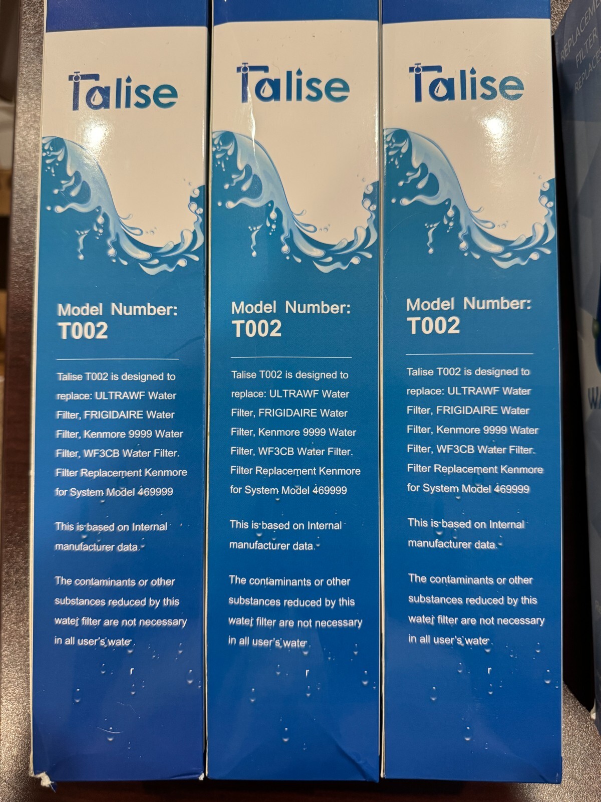3 Replacement Refrigerator Water Filter for 469999 T002 46 9999 gallery