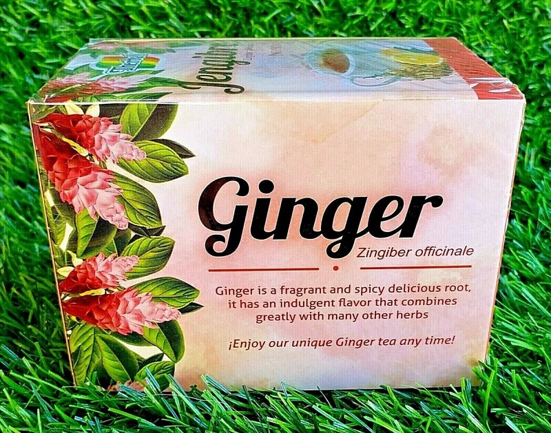 Te de Jengibre Ginger Tea (Zingiber officinale) 25 Bags 0.05 oz each Black Tea gallery