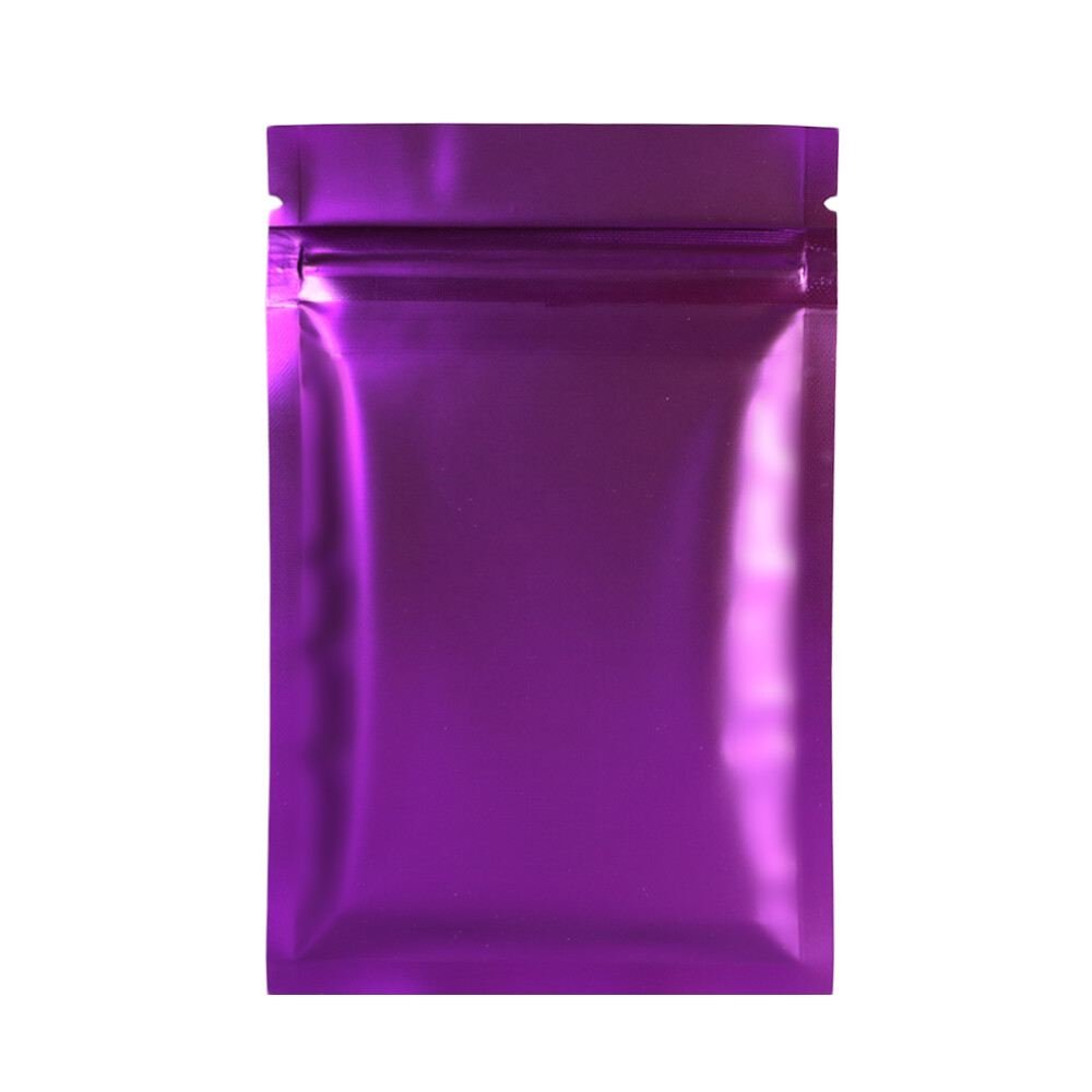Matte Purple Barrier Resealable Snack Storage Bags Gram Oz Eighth Quarter Sizes gallery
