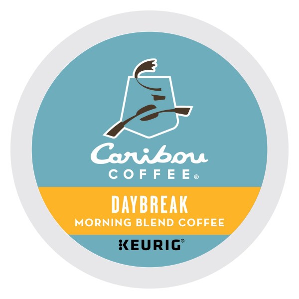 Caribou Coffee Daybreak Morning Blend, K-Cups, Light Roast, 24 Count gallery