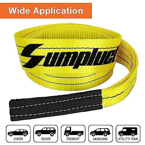 3 inch, 8 Foot Tree Saver, Winch Strap, Tow Strap 30,000 Pound 3inX8ft-30,000LB gallery