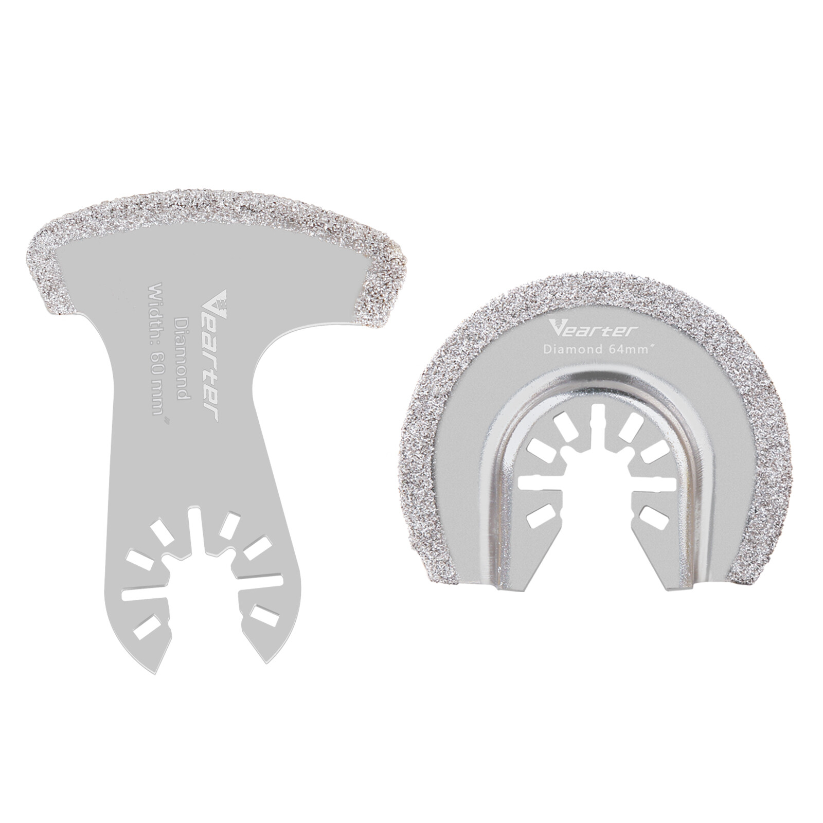 2PCS Diamond Oscillating Tool Blade Set Multi Tool Mortar Cutting Saw Blade US gallery