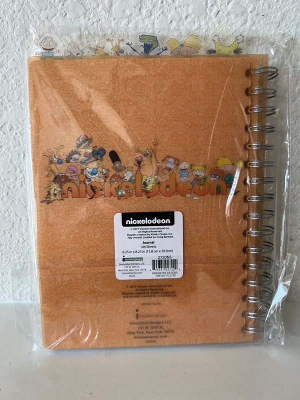 2017 Nickelodeon Nicktoons Tab Journal, Spiral Bound 144 Lined Pages - New gallery