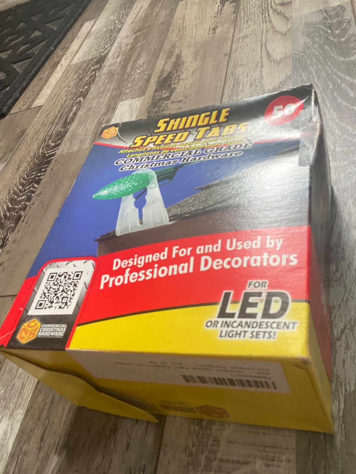 50 Ct Shingle Speed Tabs Commercial Grade Christmas Hardware - New In Box gallery