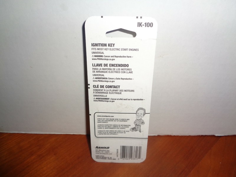 UNIVERSAL RIDING LAWN MOWER IGNITION KEY MTD SEARS CRAFTSMAN MURRAY CUB and MORE gallery