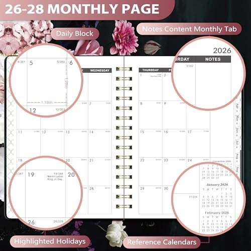 2026-2028 Monthly Planner/Calendar - 3 Year Monthly Planner 2026-2028, JAN. gallery
