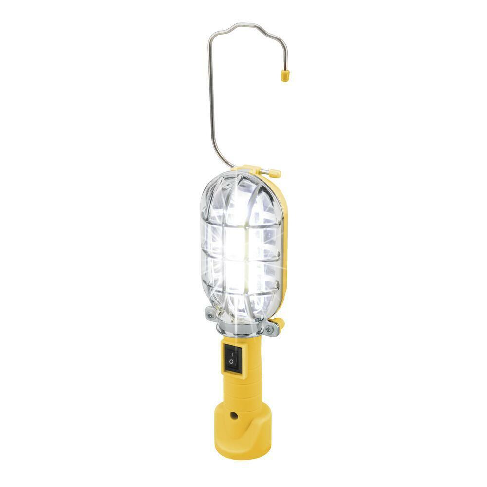 Handheld 200 Lumen LED Work Light 2 Pack AAA Battery Swivel Hook & Magnetic Base gallery