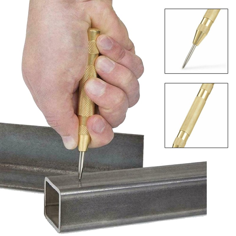 2PC Automatic Center Punch Strikes Surface Hammer Spring Loaded Window Breaker gallery