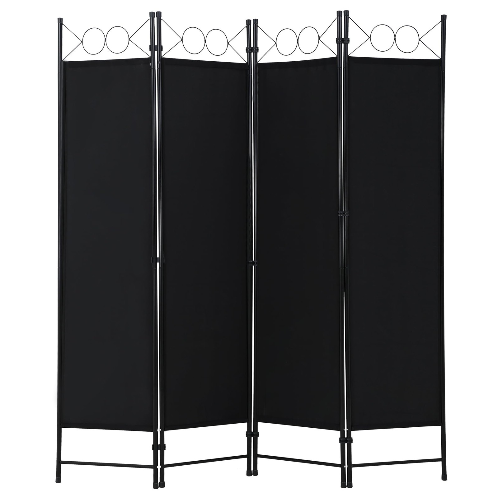FDW 4 Panel Room Divider and Folding Portable Partition Screen, 6FT Wall Divider gallery