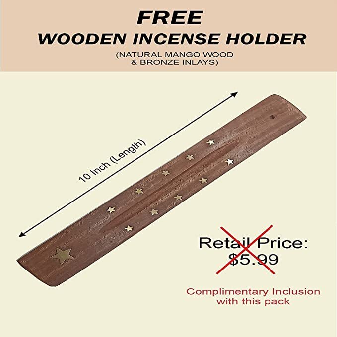 HEM Premium Incense & Holders Set - (120 Sticks, 6 Scents + Free Holder) gallery