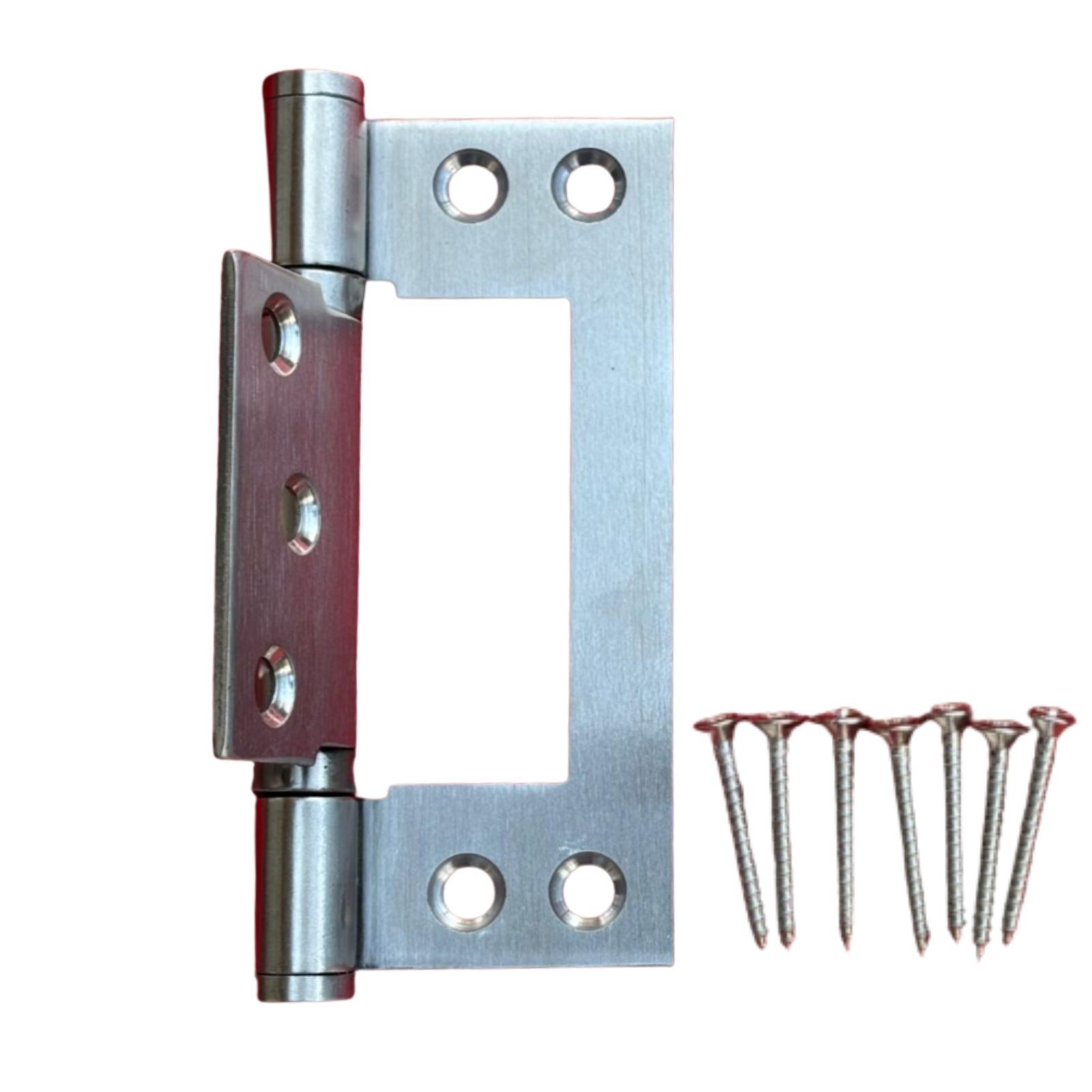 304 Stainless Steel Hinge Fast Fix Metal Fixing Interfold 100 x 70 x 2.5mm gallery