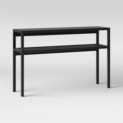 Warwick Narrow Console Table Black – Threshold