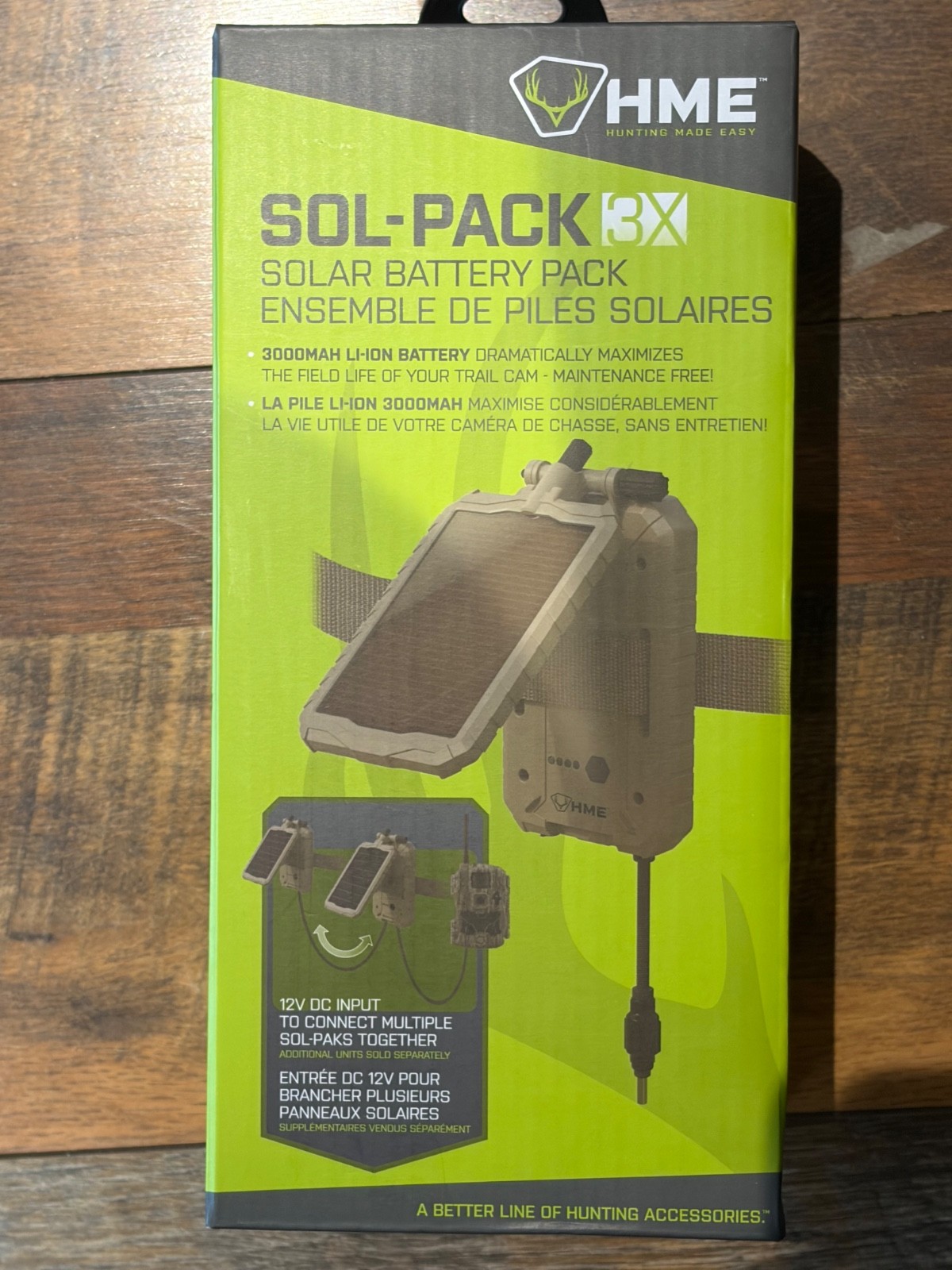NEW!! HME SOL-PACK Cellular Trail Camera Solar Power Panel gallery