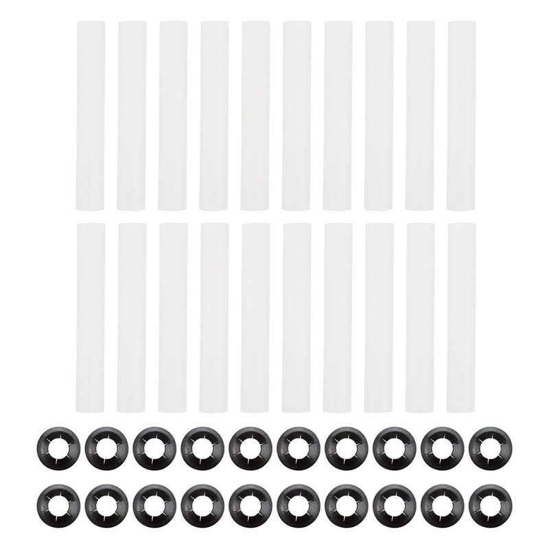 20X Garage Door Hinge Quiet Roller Sleeves with Nuts for Improved Performance gallery