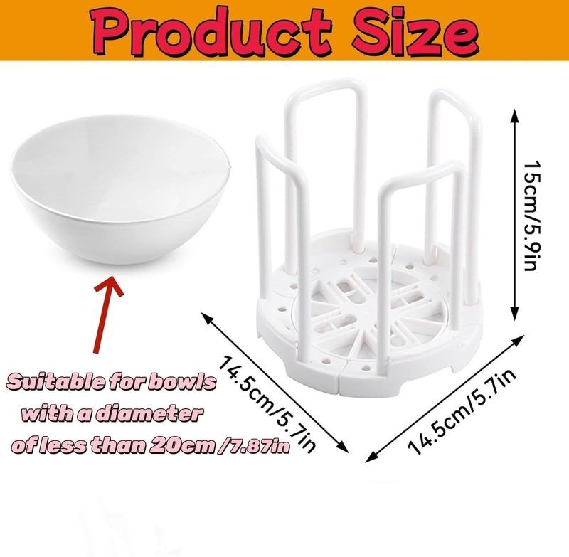 White Retractable ABS PP Kitchen Cabinet Dish Bowl Chopsticks Storage Rack gallery