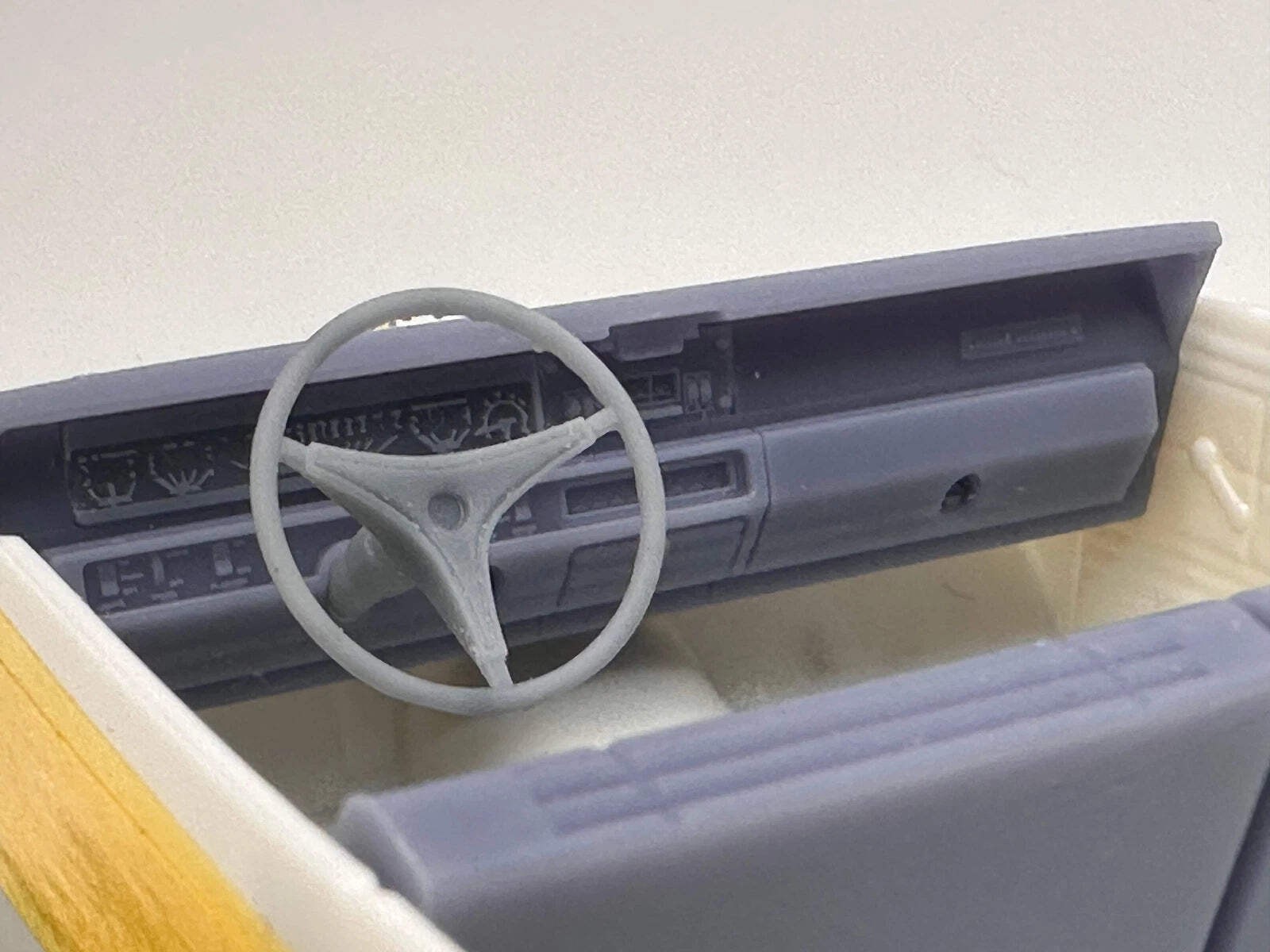 1/25 scale 1969 Road Runner dashboard for AMT interior tub (1968 to 1969 convers gallery