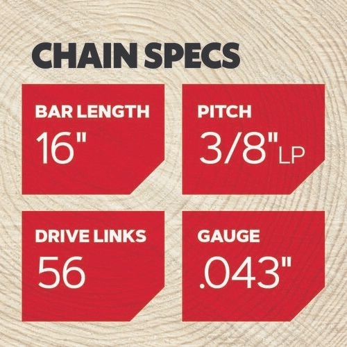 16" 3-Pack Advanced Cut Chain For RedMax, GZ380, GZ400, GZ4000, 90PX056G(3) gallery