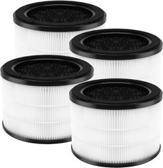 Membrane Solutions Filter Replacement – 4 Pack Compatible with MSB5 Air Purifier