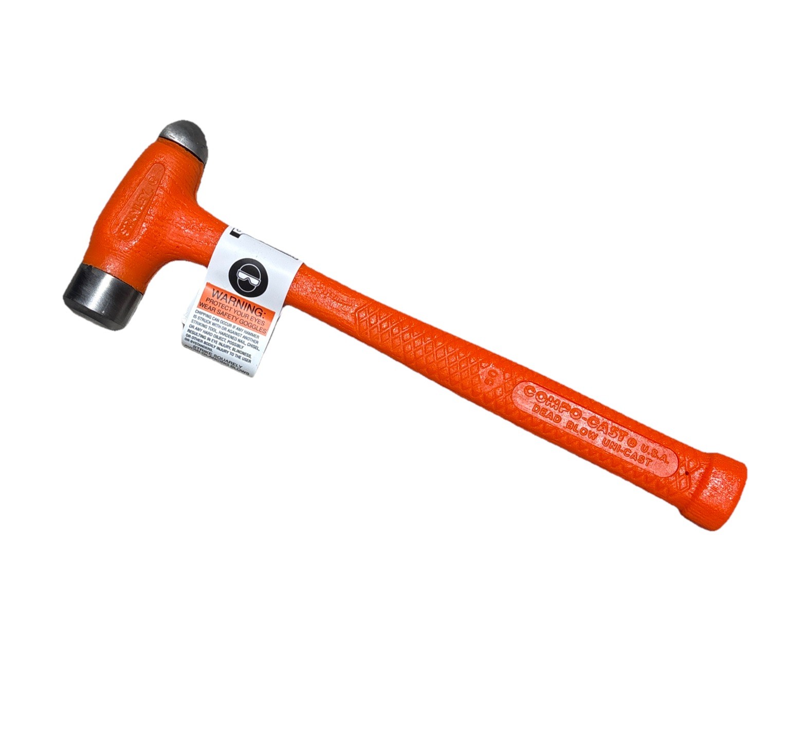 Stanley Compo-Cast 16oz Ball Peen Dead Blow Hammer Steel Metal Working 16oz gallery