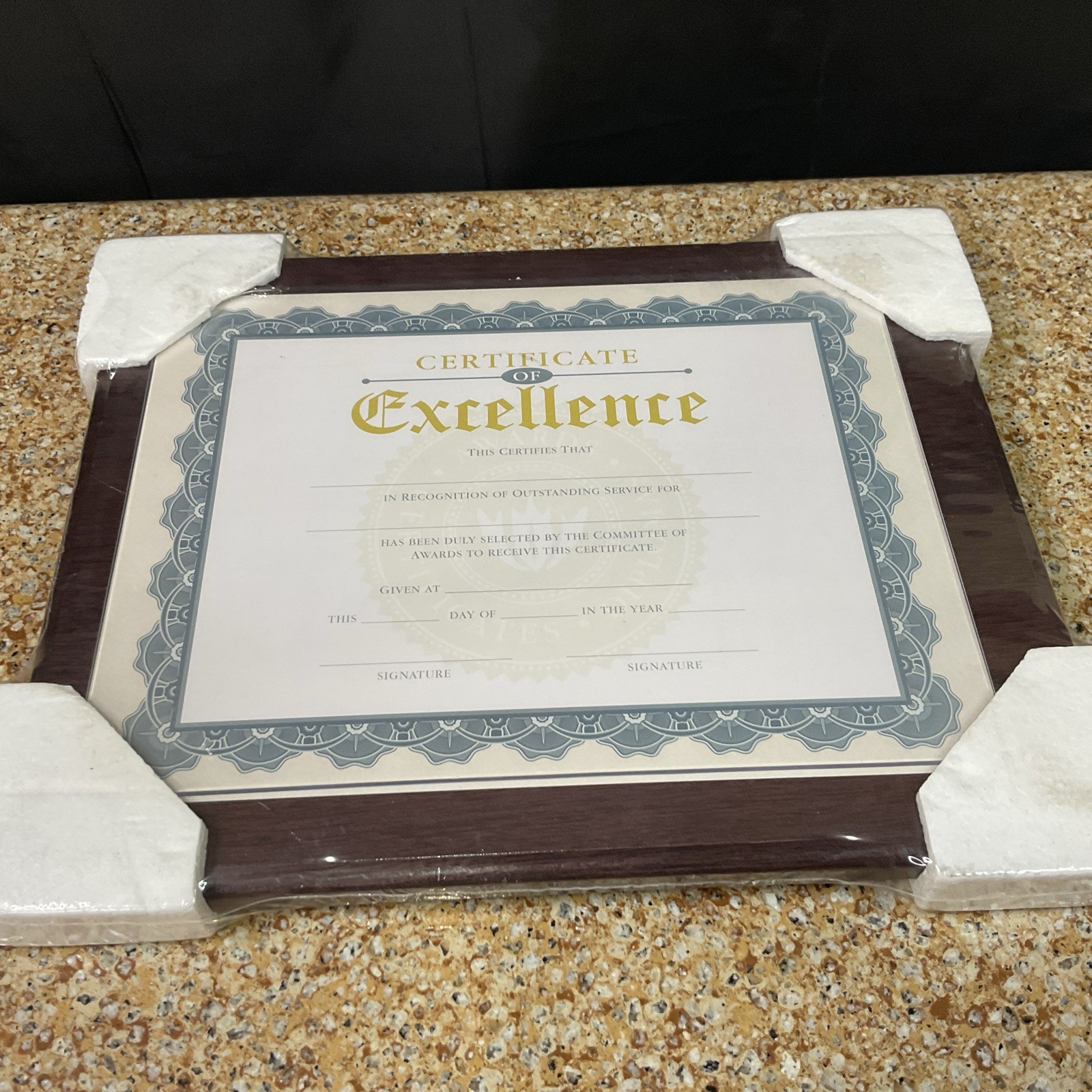 Victory Light Wood 8.5x11 Certificate Award Diploma Frame Plaque/ Mahogany gallery