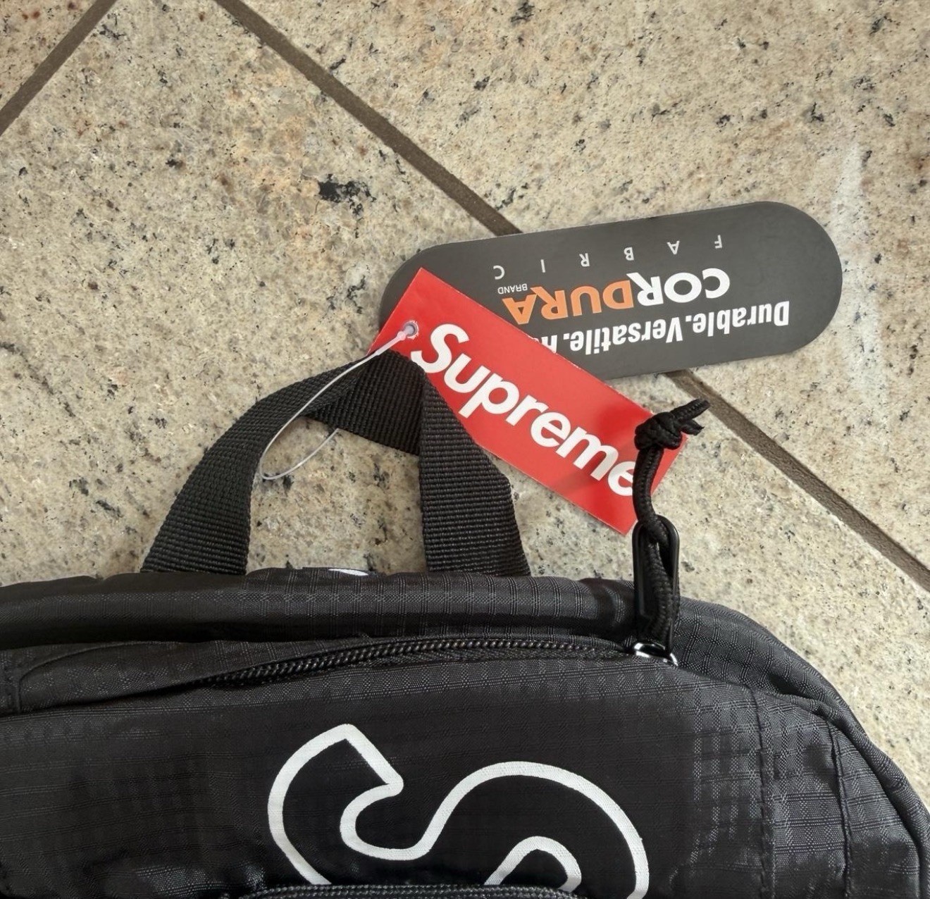Supreme Black Backpack  4