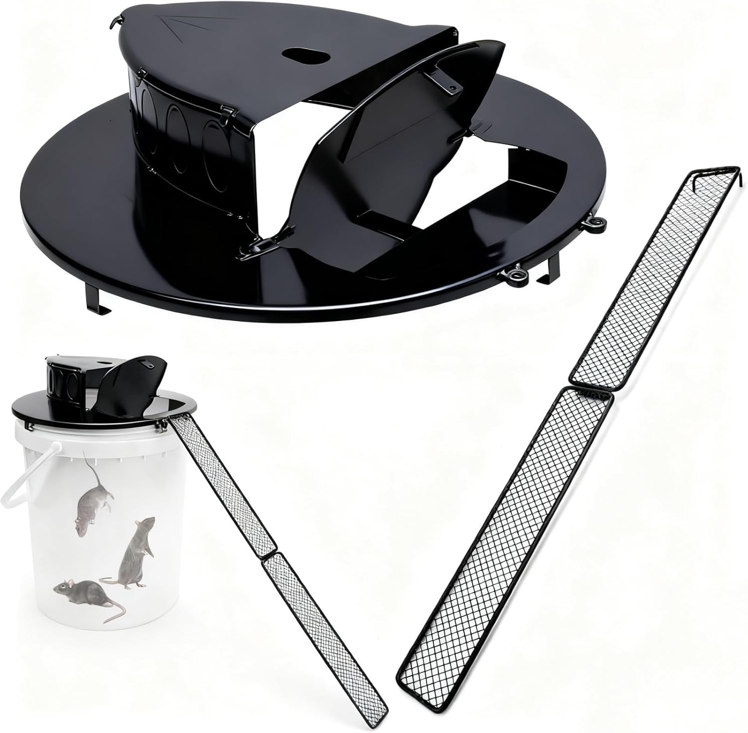 Bucket Lid Mouse Trap Metal 5 Gallon Bucket Lid, Strong Material That Will Not D gallery