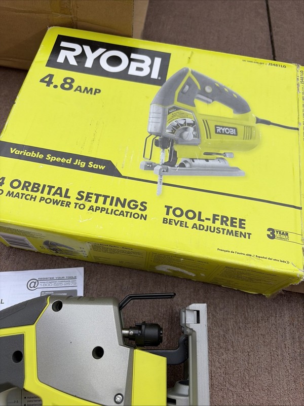 Ryobi JS481LG 4.8Amp Variable Speed Jig Saw Free Shipping gallery