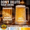 Granatan Clear Frozen Beer Mugs Set 2 16oz gallery