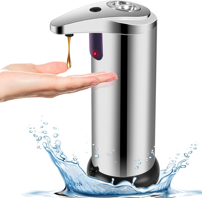 Automatic Sensor Liquid Soap Dispenser 280ML Rechargeable for Kitchen Bathroom gallery