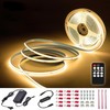 50ft/15m COB LED Strip Light 24V 3000K/4000K/6500K White with Adapter and Remote gallery