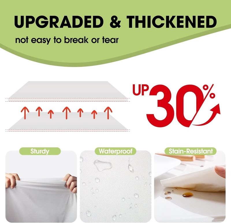 Table Cloth - 8 Packs Disposable Table Cloth for Retangle Table 54"x108" gallery