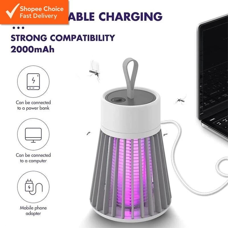 Wireless Mosquito Trap Killer Lamp Electric Trap Ideal Bug Zapper Rechargeable gallery