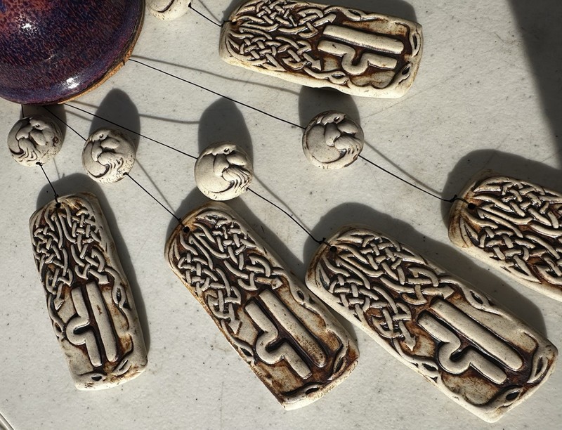 handcrafted ceramic wind chime decorative hanging round &rectangular pendants gallery