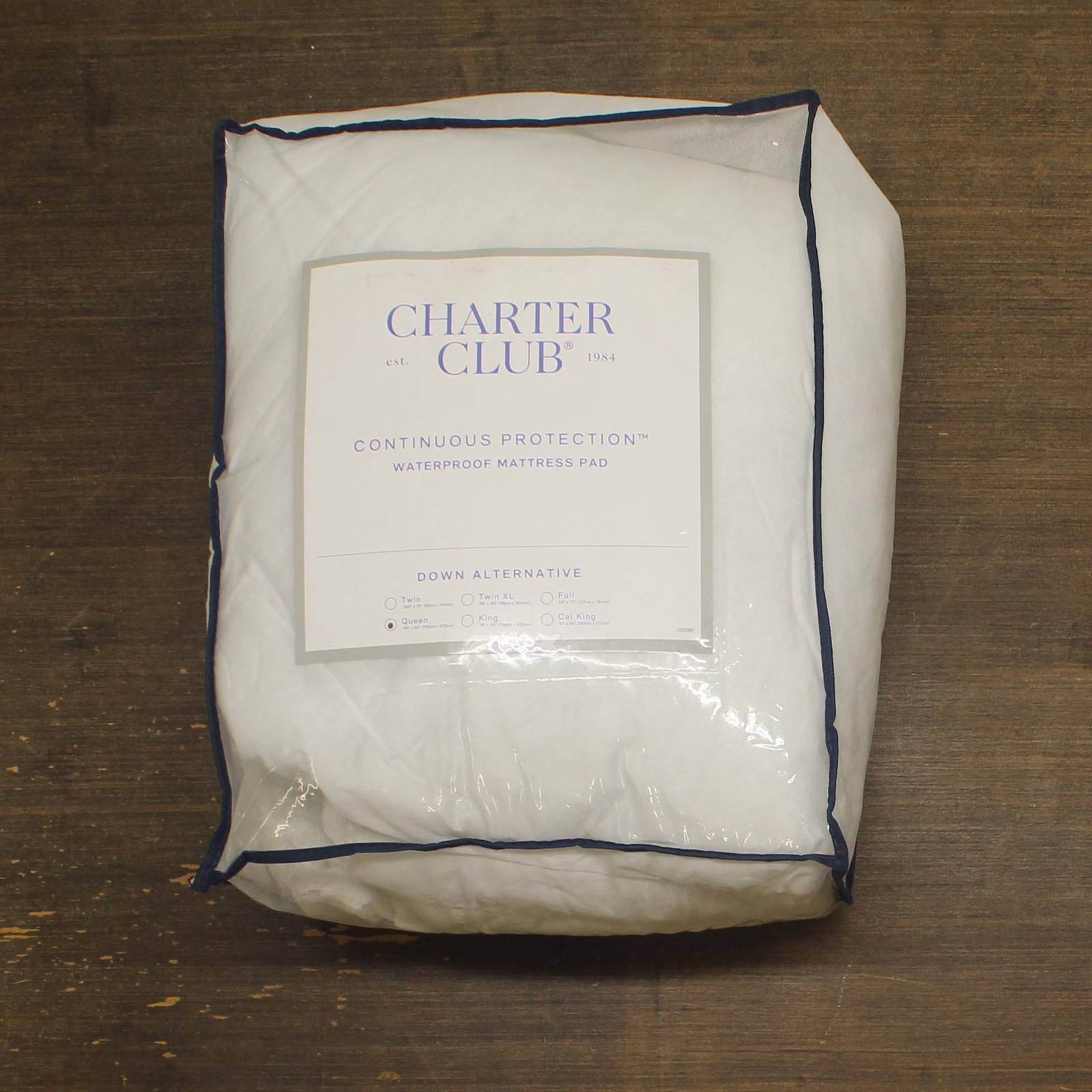charter Club Continuous Protection Waterproof Mattress Pad LiquiDry White Queen gallery