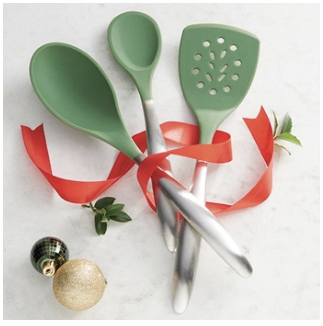Princess House Green Cooking Spoon, Turner, and Stirring Spoon set 40218 $101.85 gallery