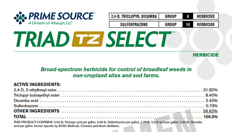 Select Source Triad TZ | 4-Way Combination Herbicide | (Quart) gallery