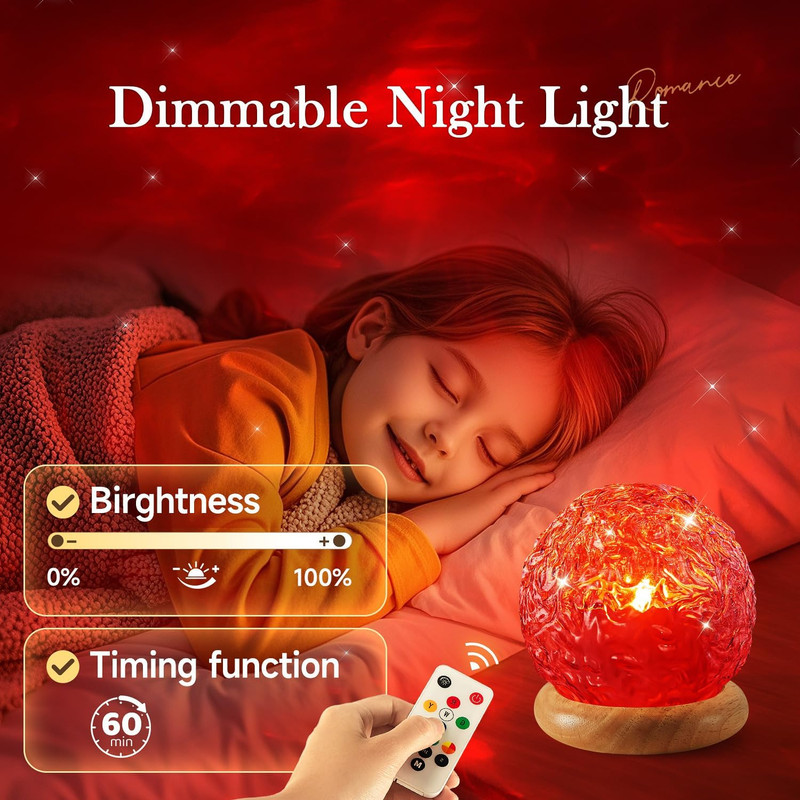 Crystal Light Projector, 216 Modes Mood Lighting for Bedroom, Remote & USB Contr gallery