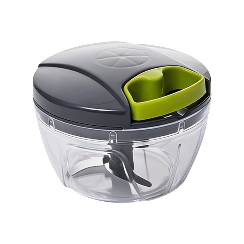 Portable Hand Pull String Garlic Mincer, Manual Food Chopper, Onion Chopper gallery