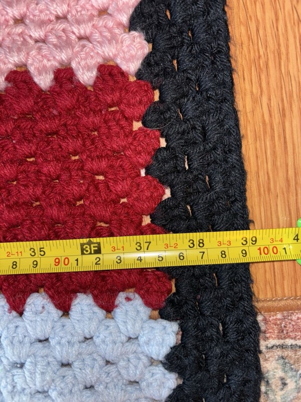 Handmade crochet multicoloured patchwork blanket #crochet #patchwork #blanket gallery