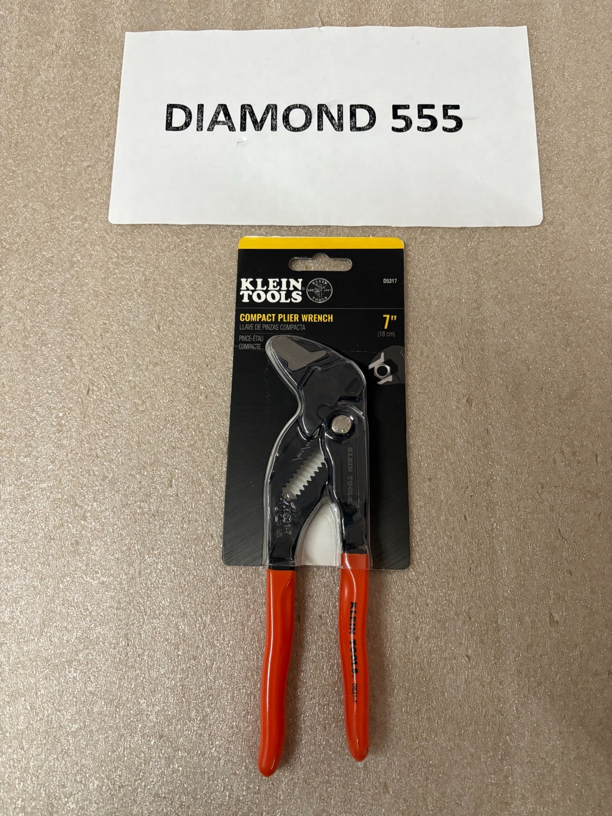 Klein Tools D5317 Compact Plier Wrench, 7" | 0610 gallery