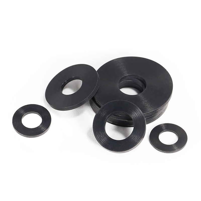 Solid Neoprene Rubber Washers 9-56mm Flat Round Ring Washers Seal Gaskets 1/8-2" gallery