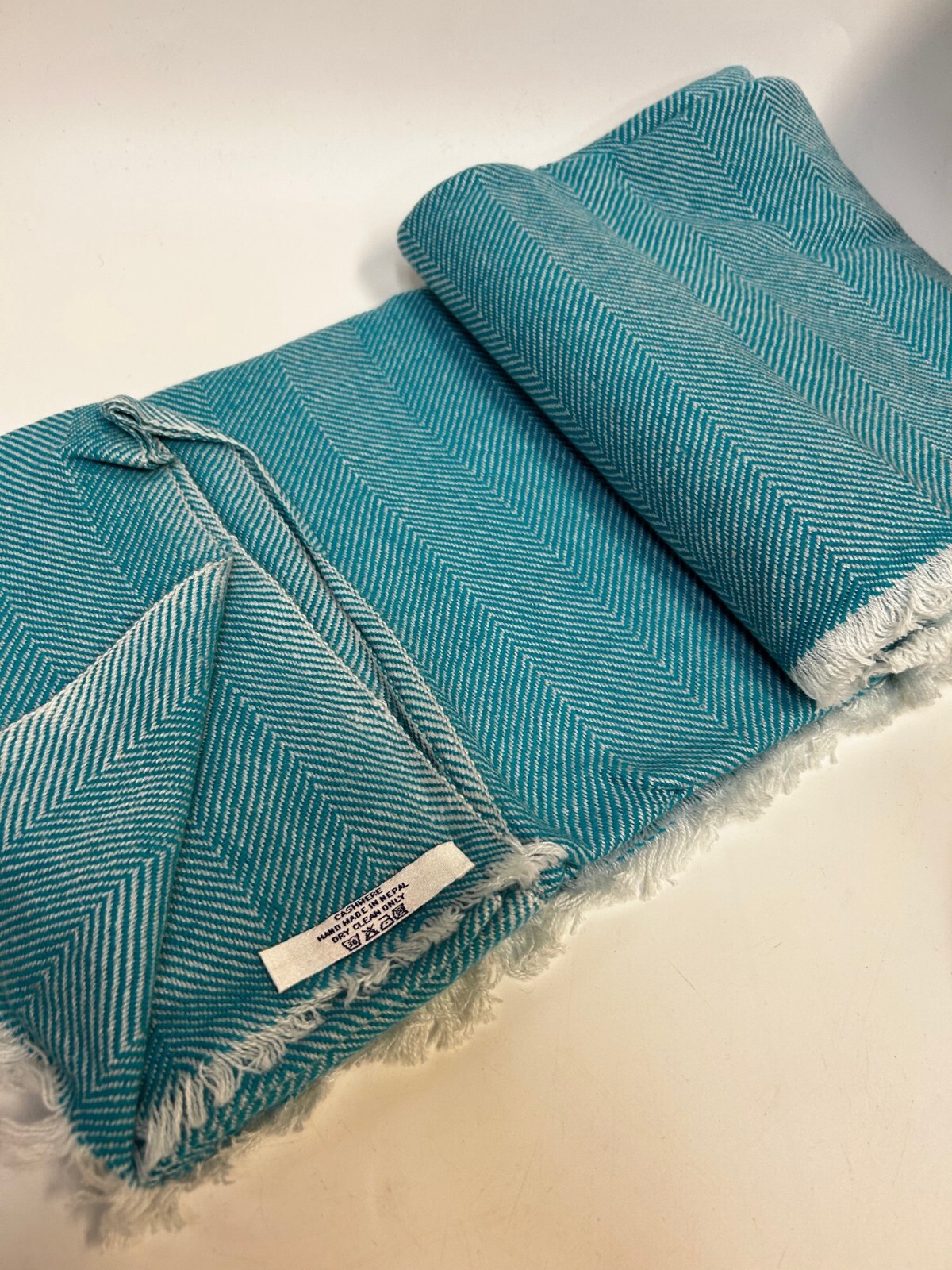 100% Cashmere Pashmina High Quality Blanket,Made in Nepal SALE 54"X94" gallery