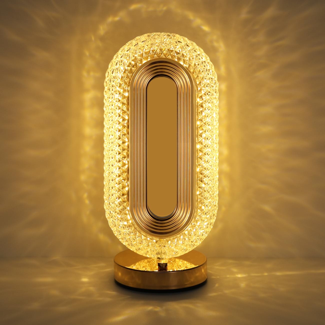 Bedside Table Lamp for Bedroom, 3 Color Dimmable Night Light with USB Port, R... gallery