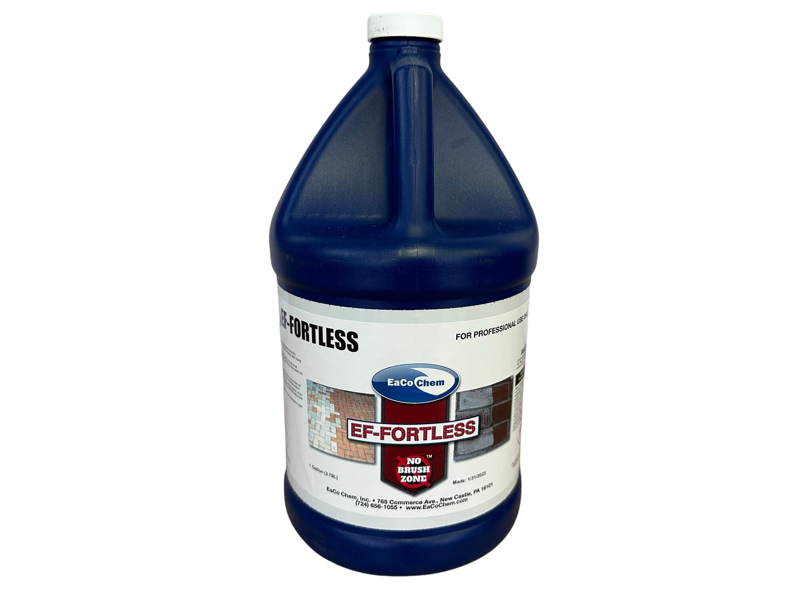 EaCo Chem EF-Fortless - Remove Powdery Efflorescence on Brick & Mortar - 1 Gal gallery