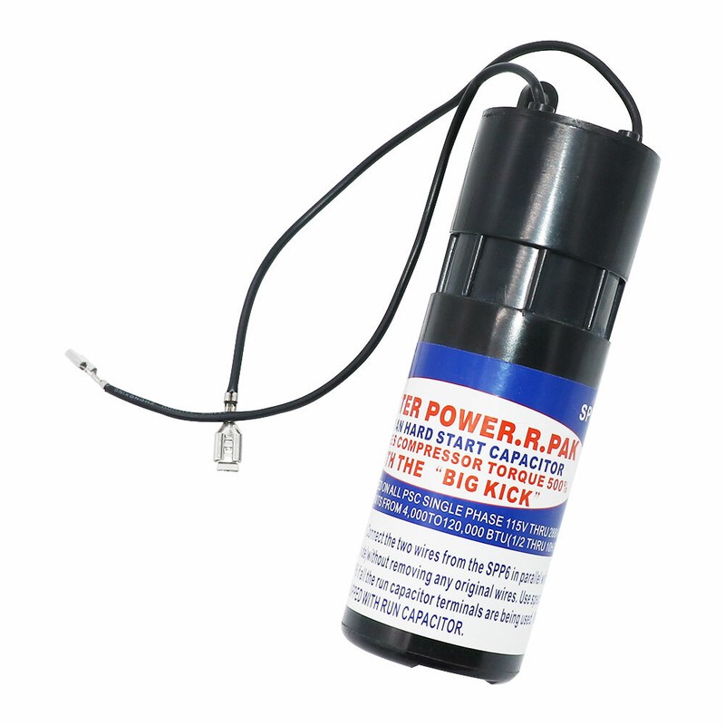 9 pack SPP6 Hard Start Capacitor Replacement 115V Thru 288VAC Hard Start kit gallery