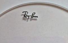 3 Pc. Ray-Ban BLACK Aviator Logo For Glasses High Quality UV DTF Raised Decal