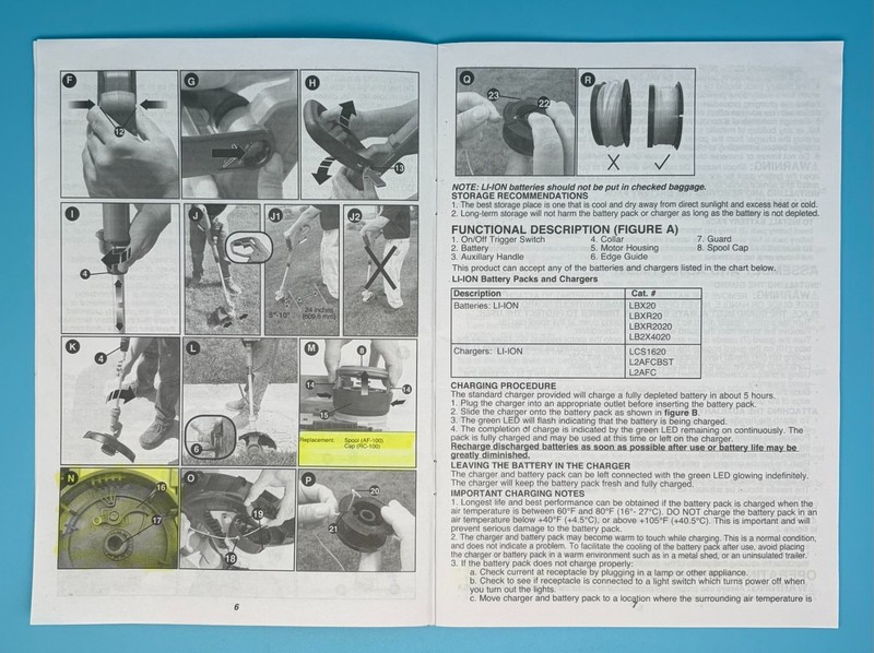 Black & Decker - 20V Max Trimmer/Edger - Owners Instruction Manual - LST300 gallery