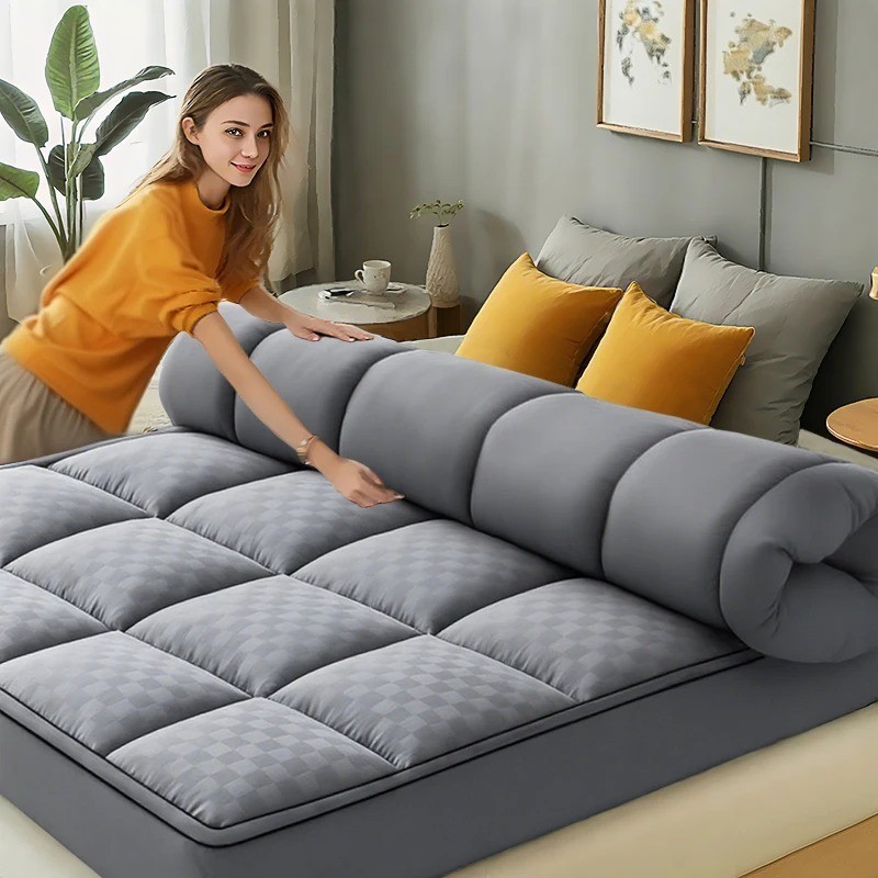High Quality Extra Thick Mattress Topper 1000GSM Cooling Noiseless Breathable gallery